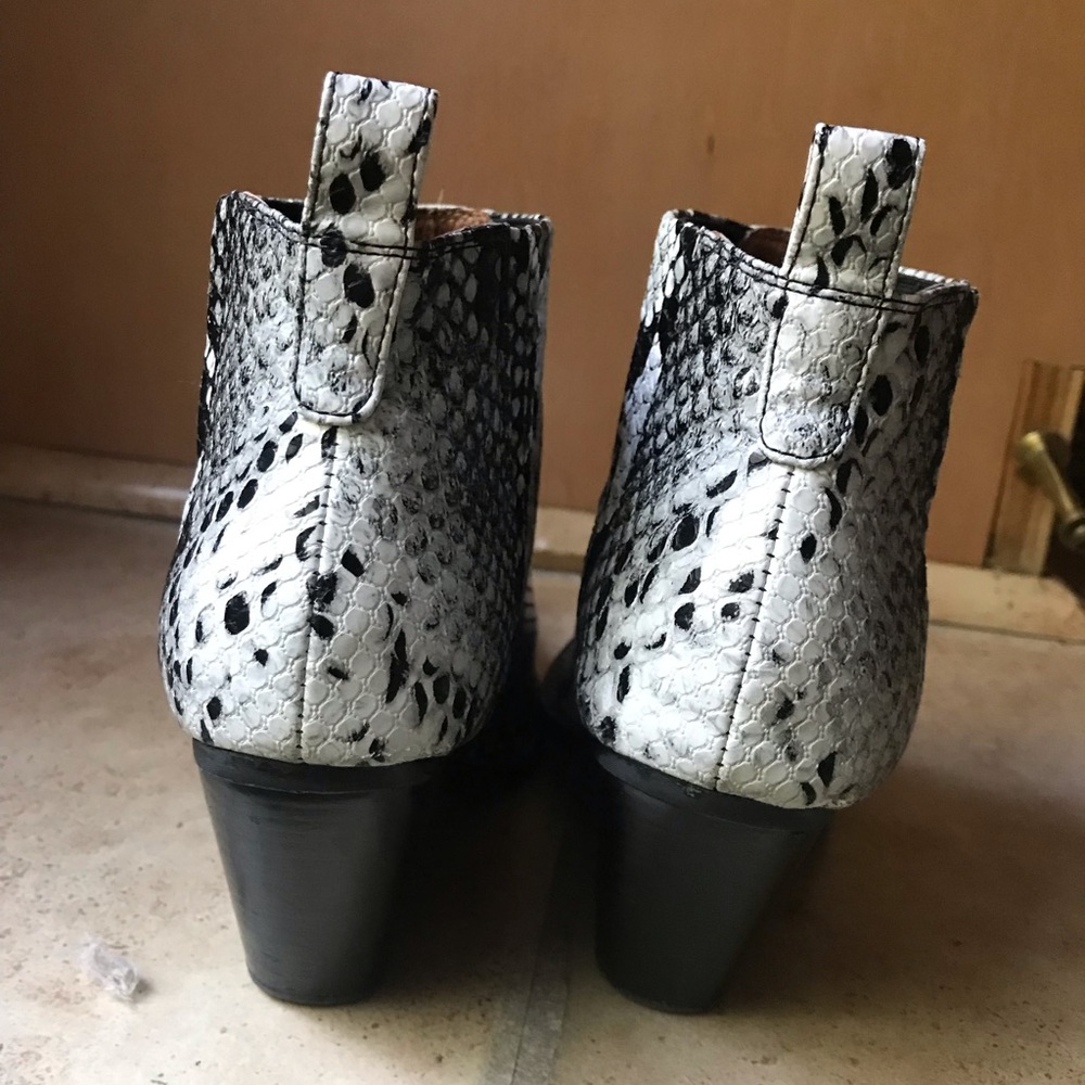 Jeffrey Campbell Snakeskin Booties - image 4